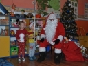 Wizyta Świętego Mikołaja w grupie Kolorowe Nutki