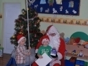 Wizyta Świętego Mikołaja w grupie IV