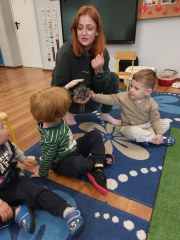 DZIECI Z PRZEDSZKOLA UCZESTNIKAMI WIOSENYCH WARSZTATÓW ZOOLOGICZNYCH