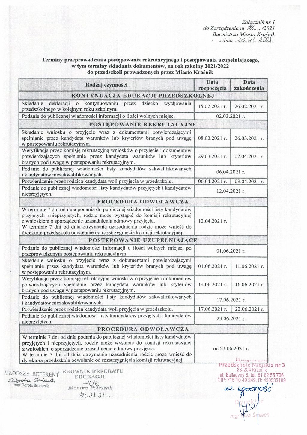 Rekrutacja 2021/2022